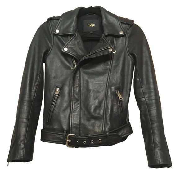 Maje Jackets & Blazers - Maje Leather Jacket